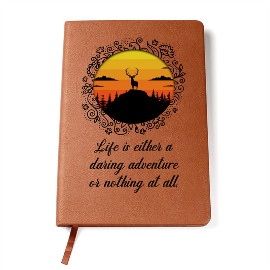 Adventure Seeker Journal – Wilderness Sunset Notebook - Graphic Journal - Accessory