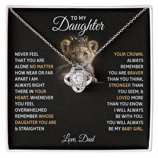 To My Daughter You Will Always Be My Baby Girls - Jewelry