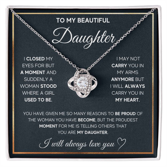 To My Daughter I Will Always Carry You In My Heart - Jewelry