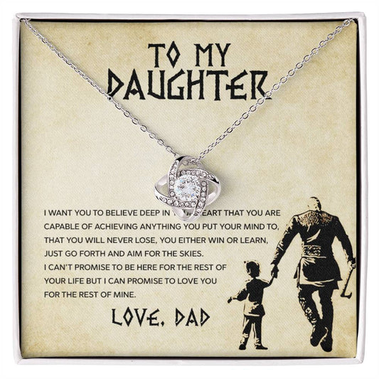 To My Daughter You Will Never Lose - Jewelry