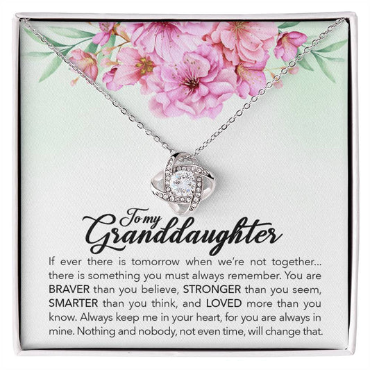 To My Granddaughter Always Keep Me In Your Heart, - Jewelry