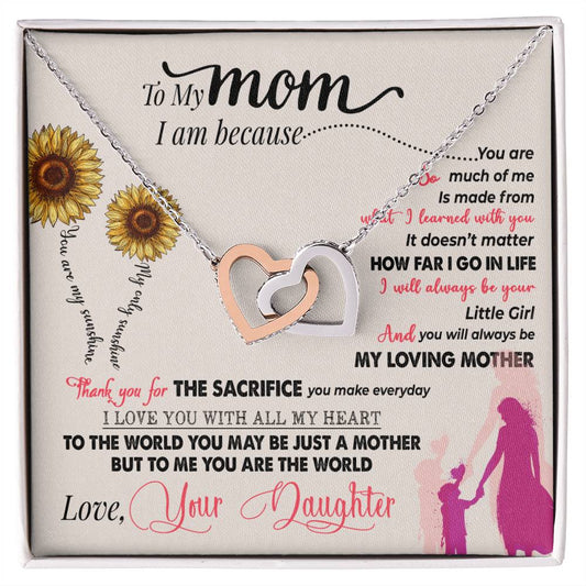 To My Mom Thank You For Everything - 14k White Gold Finish / Standard Box - Jewelry